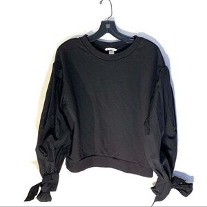 BOGO H&M Sweatshirt w Balloon Tie Sleeves